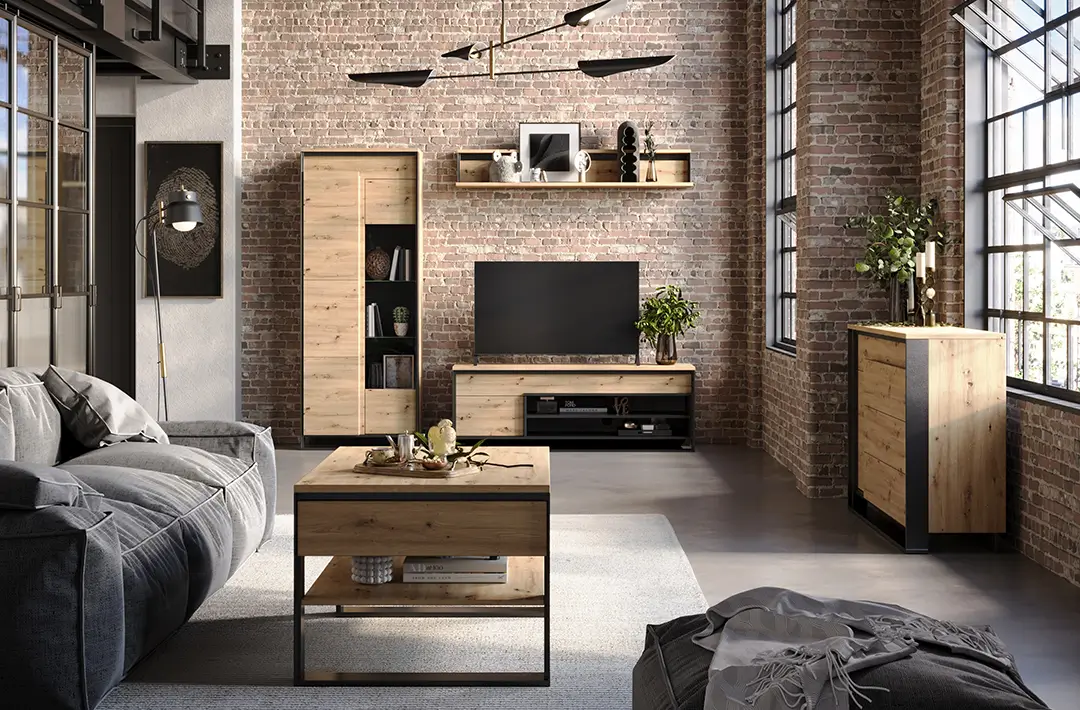 meble loftowe do salonu - Quant